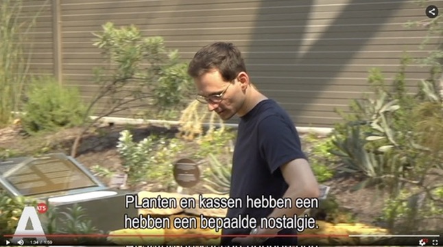 Ryan being interviewed by AT5 while walking through the Botanical Garden
